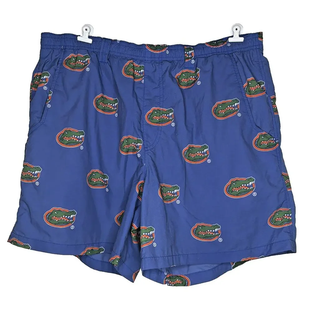 Columbia PFG Men's NCAA Florida Gators Football Shorts Size XL Performance 6 in